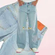 Celan Panjang Pria Skena Loose Jeans Bio Bleach - Gambar 2